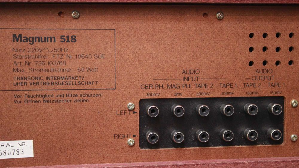 Statie/Amplificator/Tuner Magnum/Uher 2 x35W.