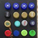 Capace din plastic pentru sticle pet, diverse culori