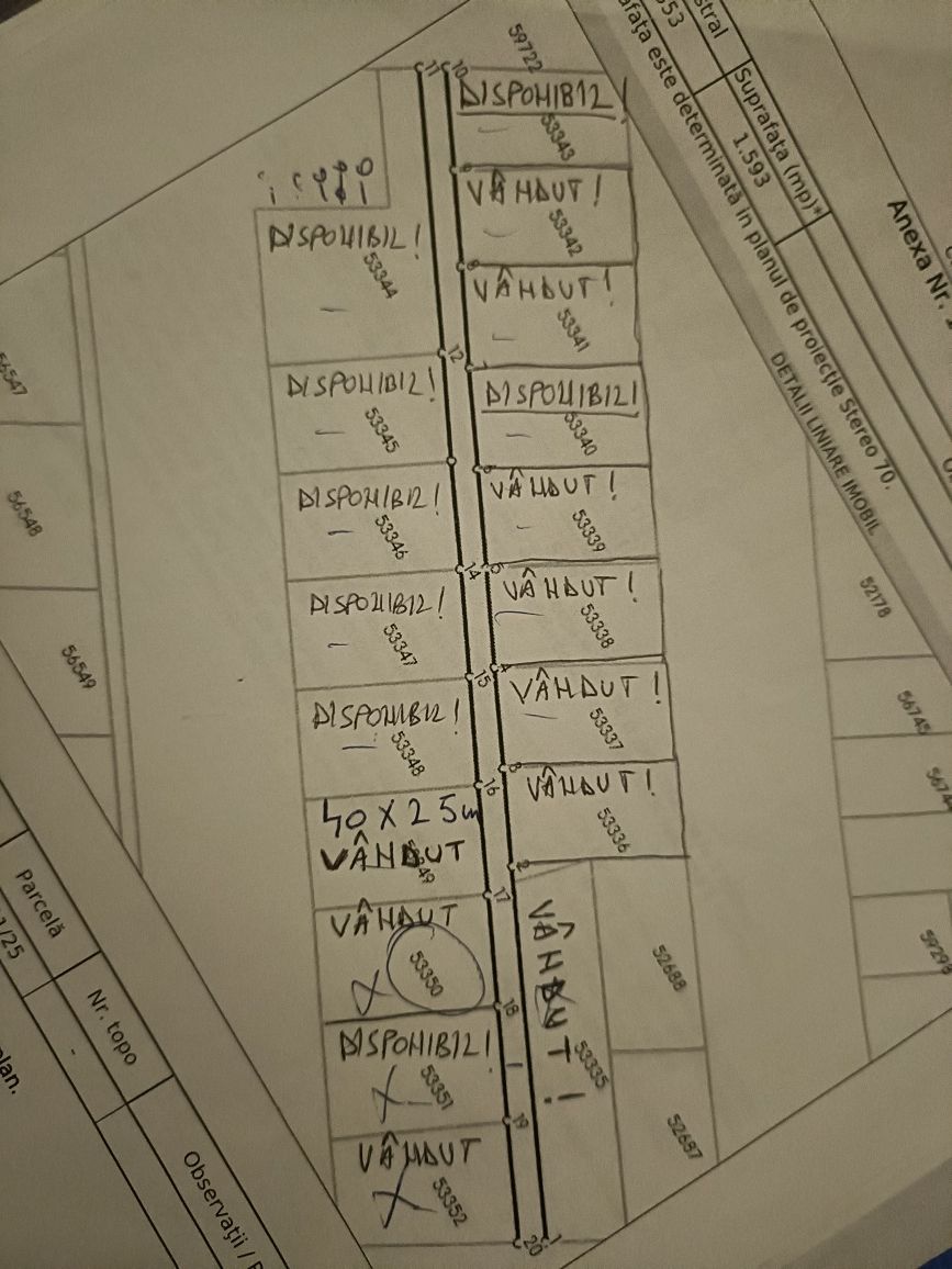 Lot de casă de vânzare în Catamarasti Deal 850 mp