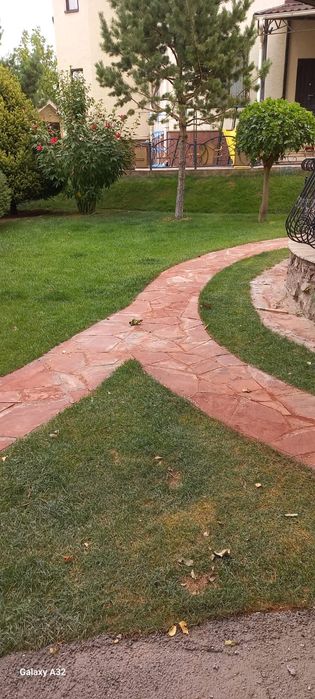 Красный дикий природный камень камень