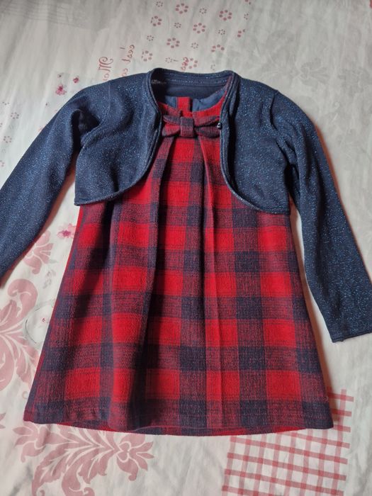 Детска официална рокля с болеро