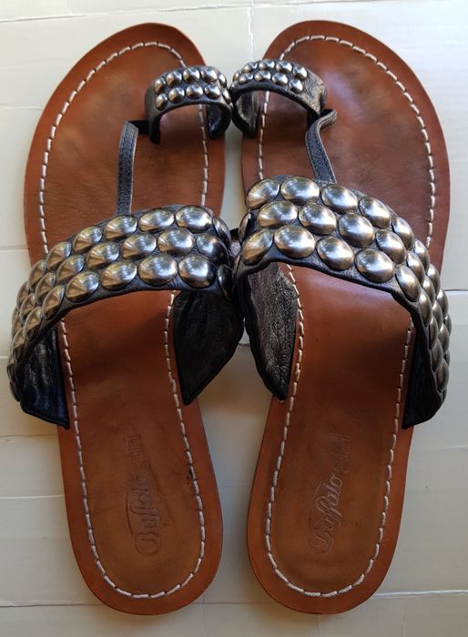 Papuci Buffalo girl nr. 36, piele naturală interior/exterior, noi