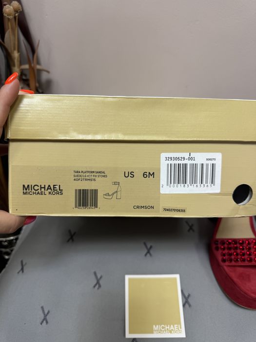 Sandale Michael Kors piele intoarsa 6M