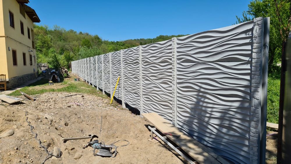 Garduri beton / imprejmuire / Racle / Plăci gard