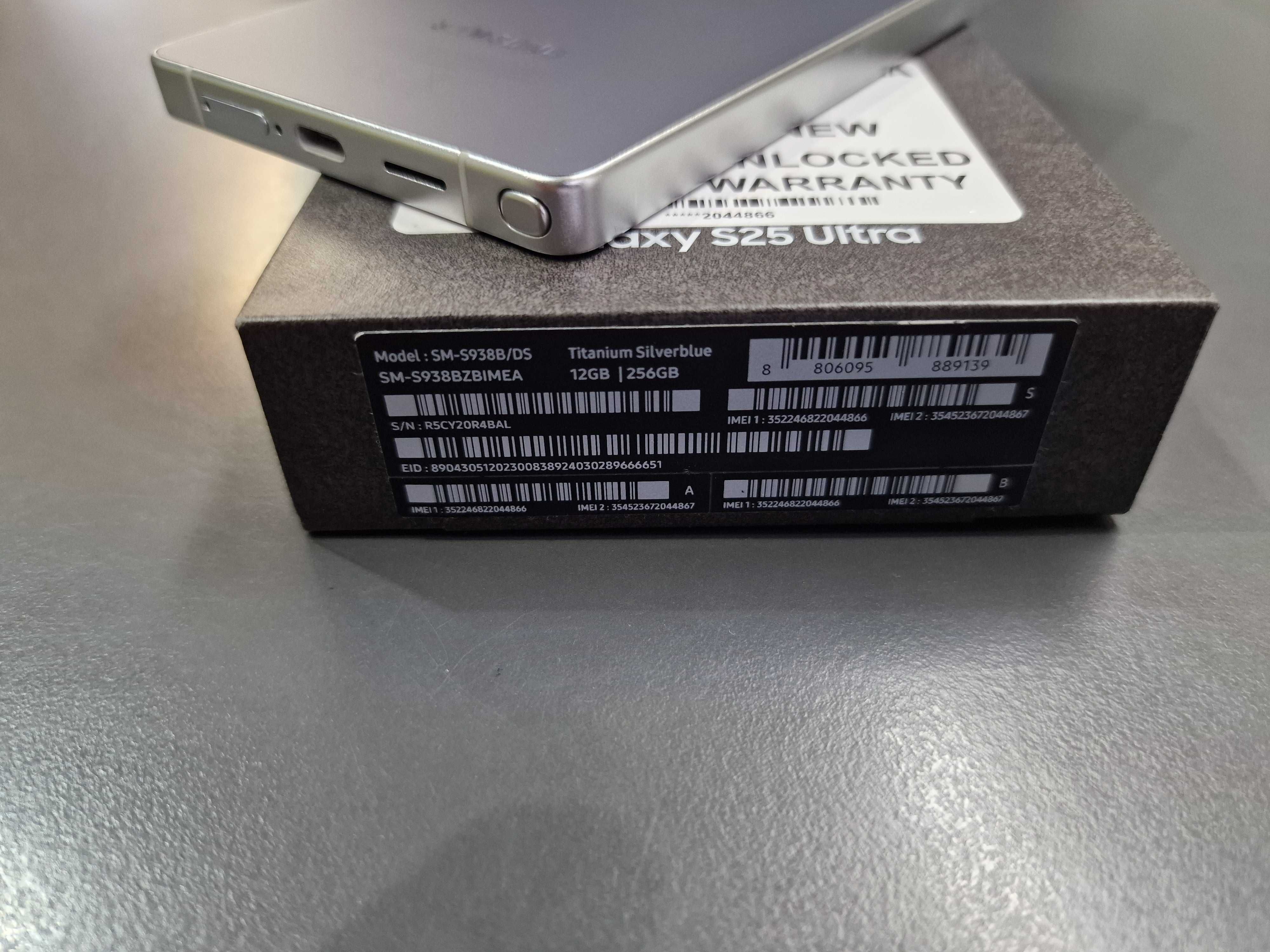 Samsung S25 Ultra 256GB ! НОВ ! Платен в брой