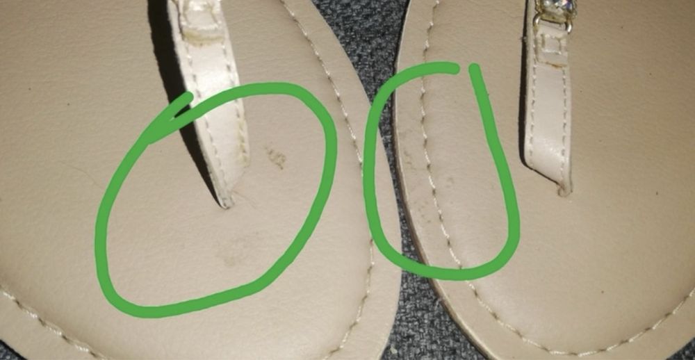 Sandale cu pietricele fara toc