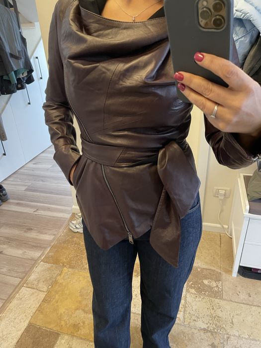 Geaca piele naturala foarte calitativa