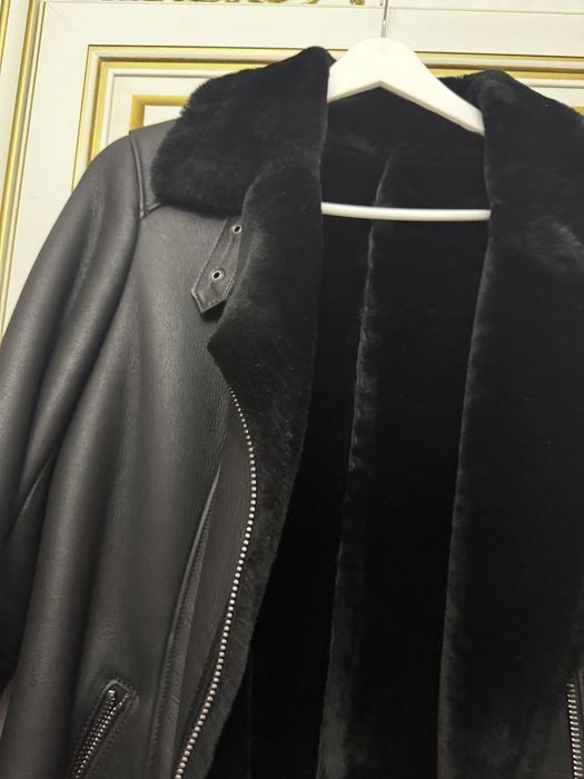 Натуральная дубленка авиатор