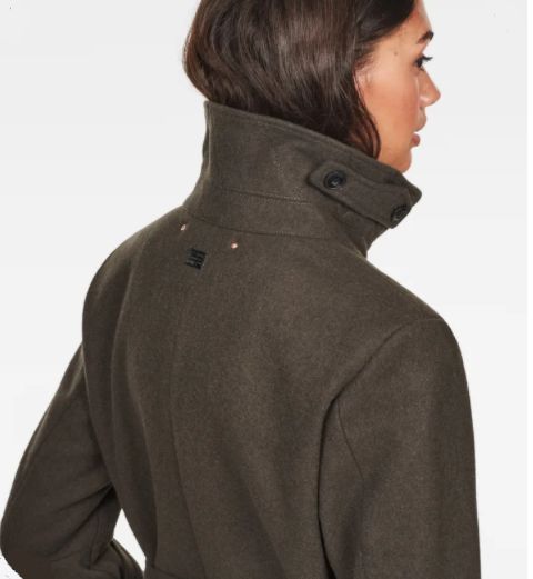 Дамско вълнено палто G-STAR Empral Wool Trench дамско зимно яке