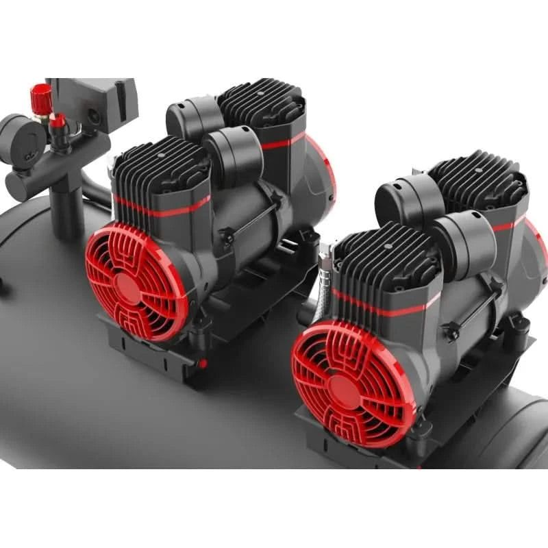Compresor fara ulei silentios , 100L / 1500W x 2 ,528l/m ,KD1392