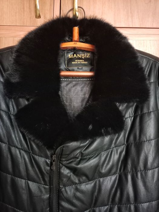 Зимняя куртка с норковым воротником