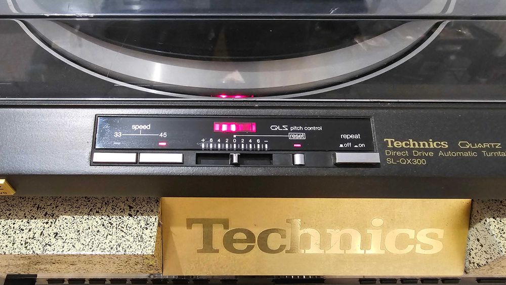 Pickup, picup Technics SL-QX300 Direct Drive Full Automatic test video