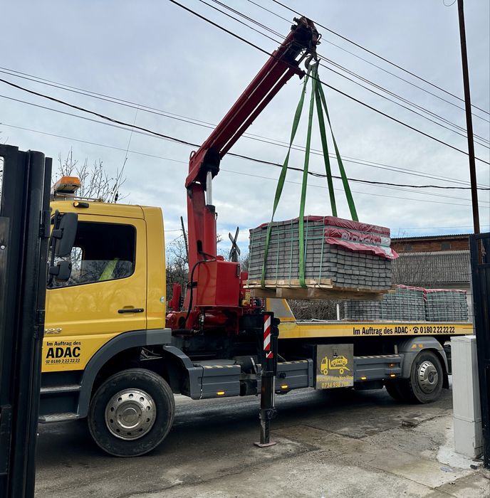 Montaj hale metalice ,transport containere,servicii macara