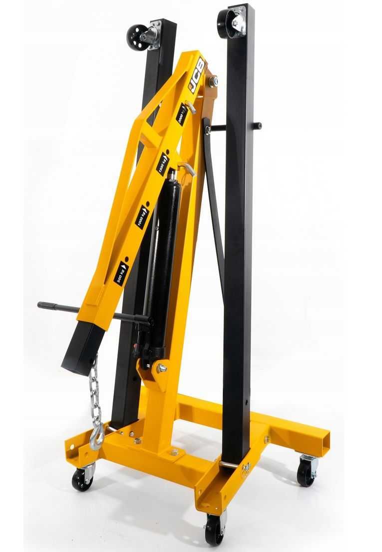 НЕМСКИ Хидравличен Сгъваем Кран За Двигатели Жираф 2t JCB + ЛЕД ФЕНЕР