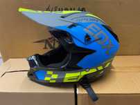 Casca Moto Enduro Cross ATV S M L XL BLUE Cagula Cadou