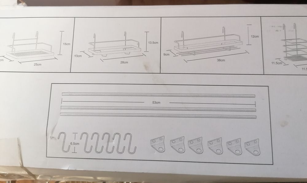 Set suport accesorii bucătărie inox