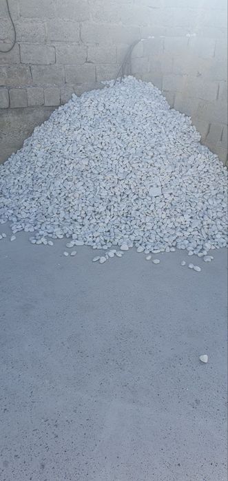 Декоратив белый галка камен для ландшафт и сада