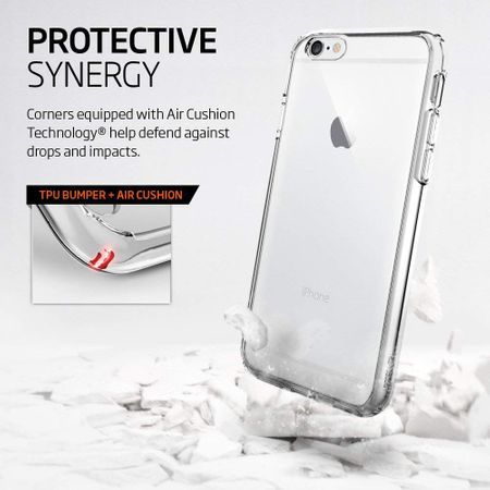 Husa pentru Apple iPhone 6/6S, GloMax Perfect Fit, Transparent