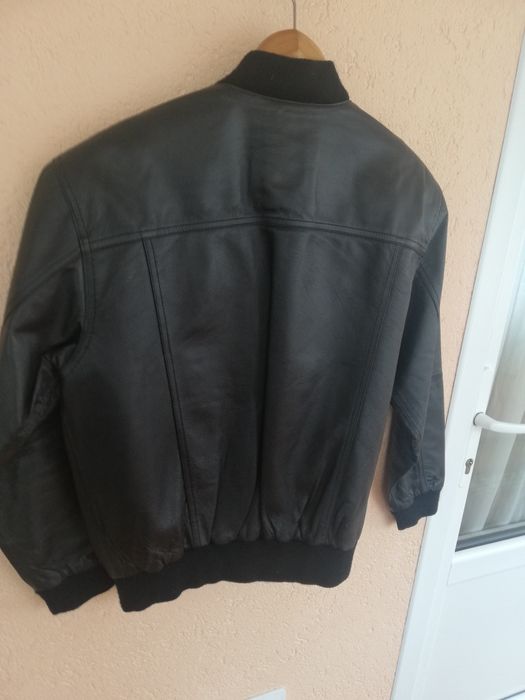 Geaca piele bărbati Smooth bomber M