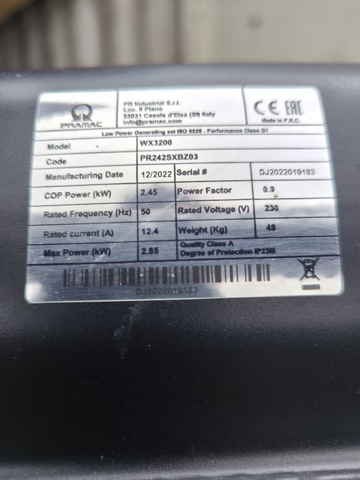 Generator curent monofazat Pramac