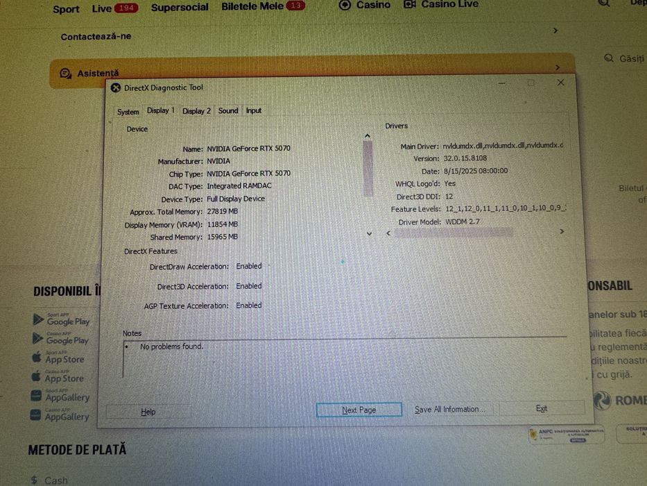 Pc Gaming RTX 5070 ryzen 7 7800x3d