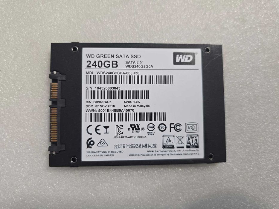 Solid-State Drive (SSD) Western Digital WD Green 2.5 240GB SATA3