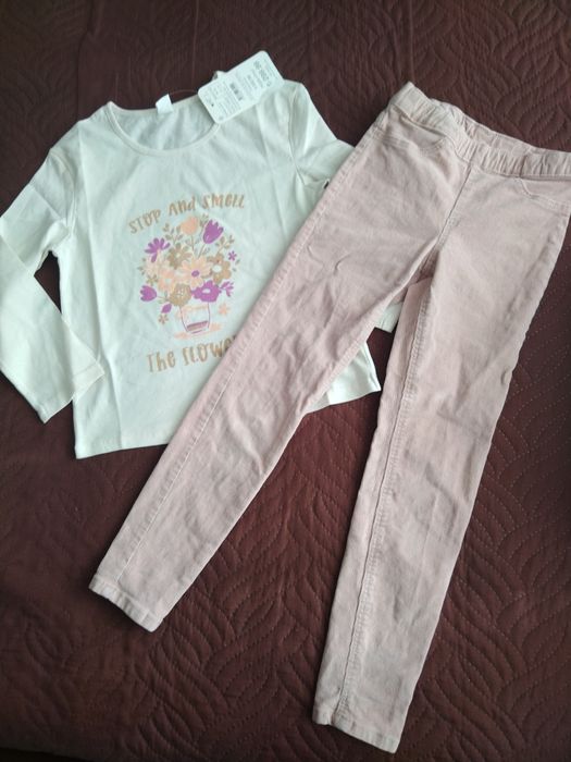 Лот за момиче р. 122 и 128