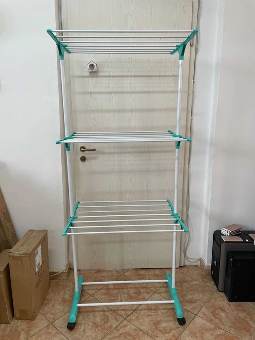 Uscator de rufe cu 3 nivele, pliabil,  DIFERITE MODELE