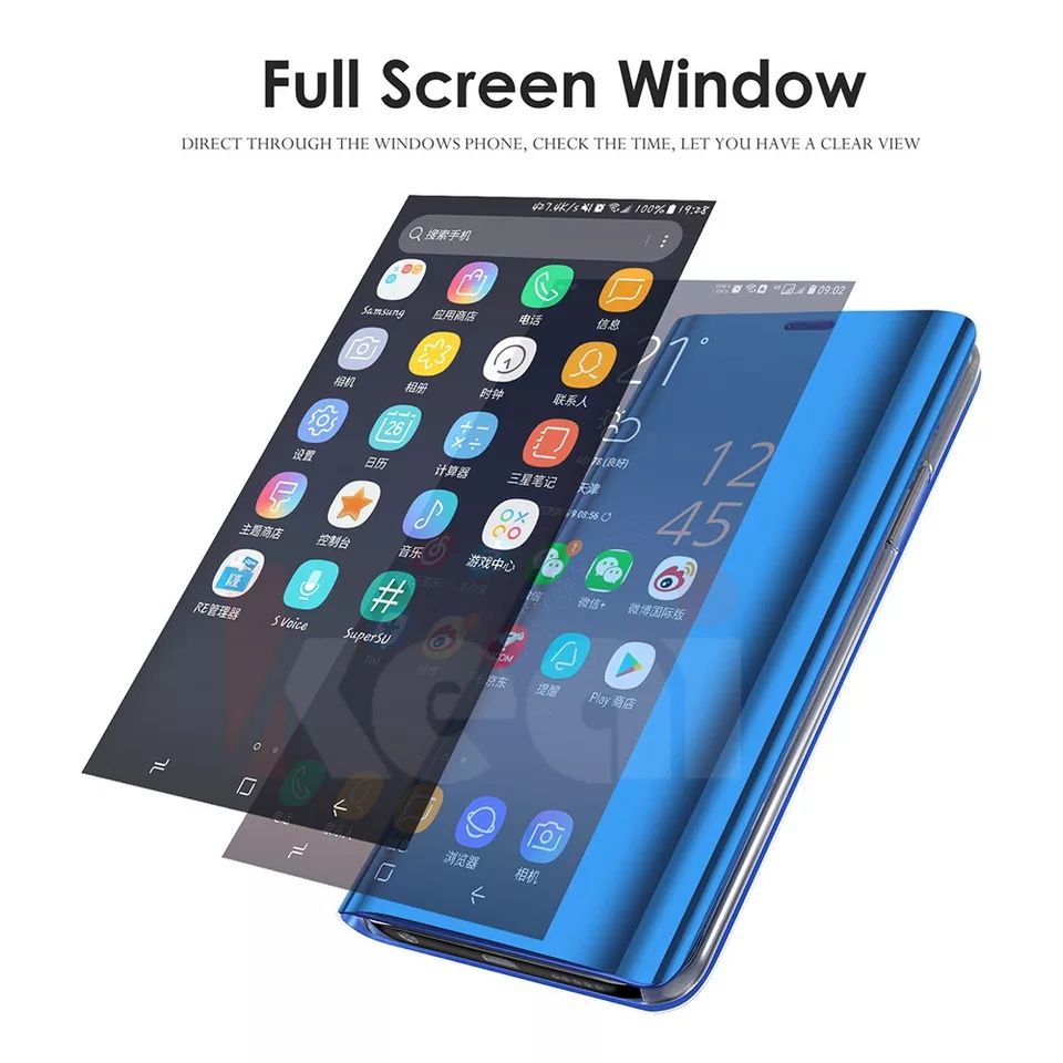 Samsung Galaxy S10 S10e Note 10 A80 A70 A40/CLEAR VIEW Огледален калъф