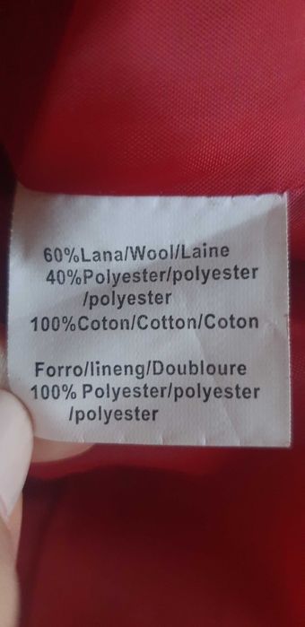 Ефектно вълнено палто, манто с флорални орнаменти от Desigual