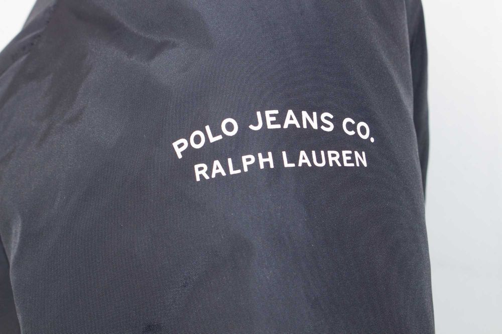 Ralph Lauren Polo Jeans оригинално дамско яке пухено парка черна пух М