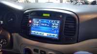 Navigatie MP5 Casetofon Hyundai Accent Waze YouTube prin MirroLink BT