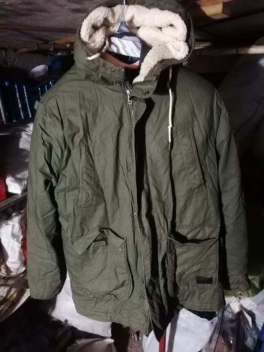 Geacă bărbați kaki iarna