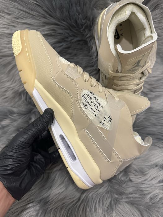 40-44 Jordan 4 Retro Sail Off White