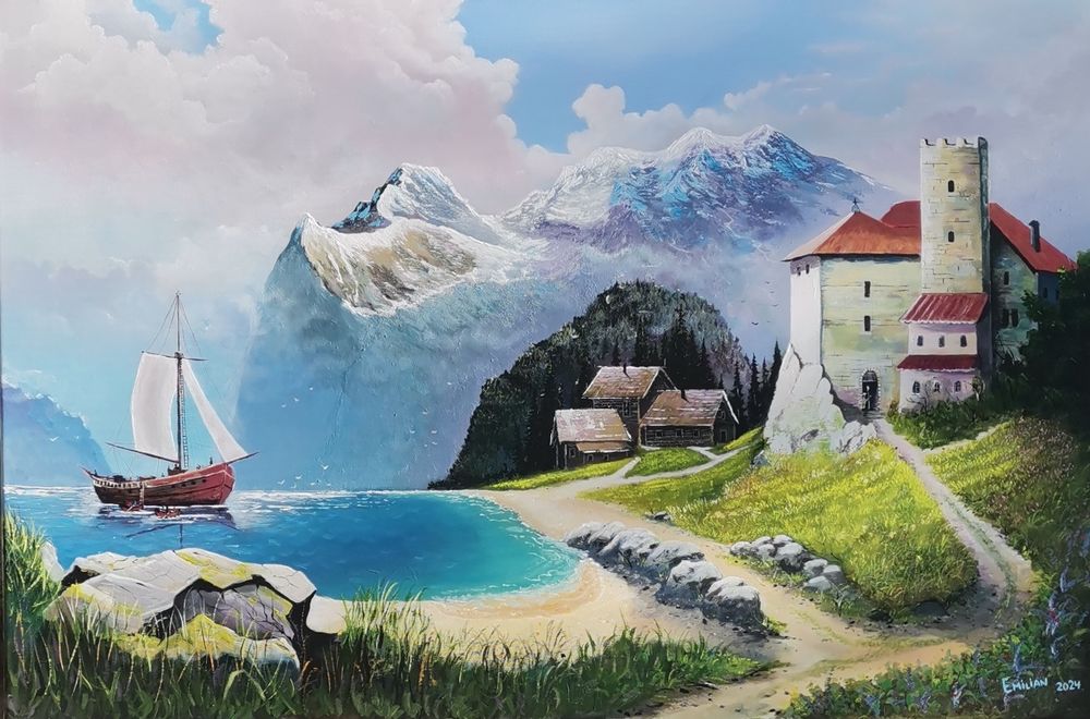 Tablouri pictate manual