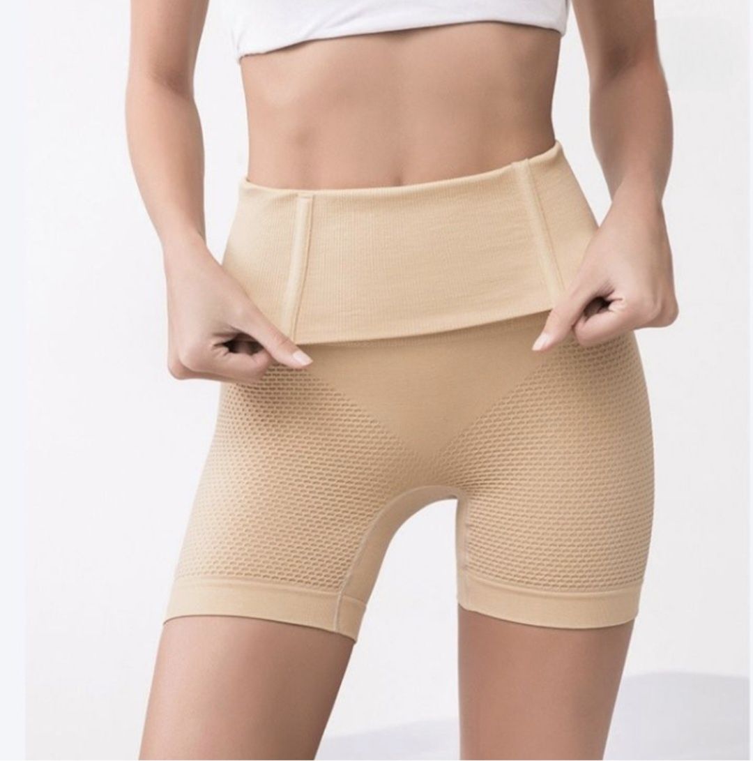 Lenjerie modelatoare tip colanti cu talie inalta Negru sau Bej