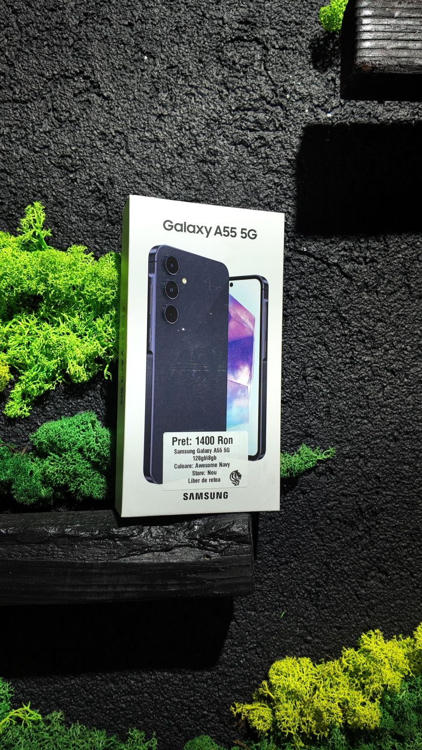Samsung Galaxy A55 5G 128gb/8gb Navy Duos Sigilat/Fact+Garantie