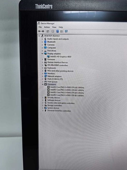 Lenovo ThinkCentre AIO  23" FHD touchscreen i5 16gb ssd GARANTIE