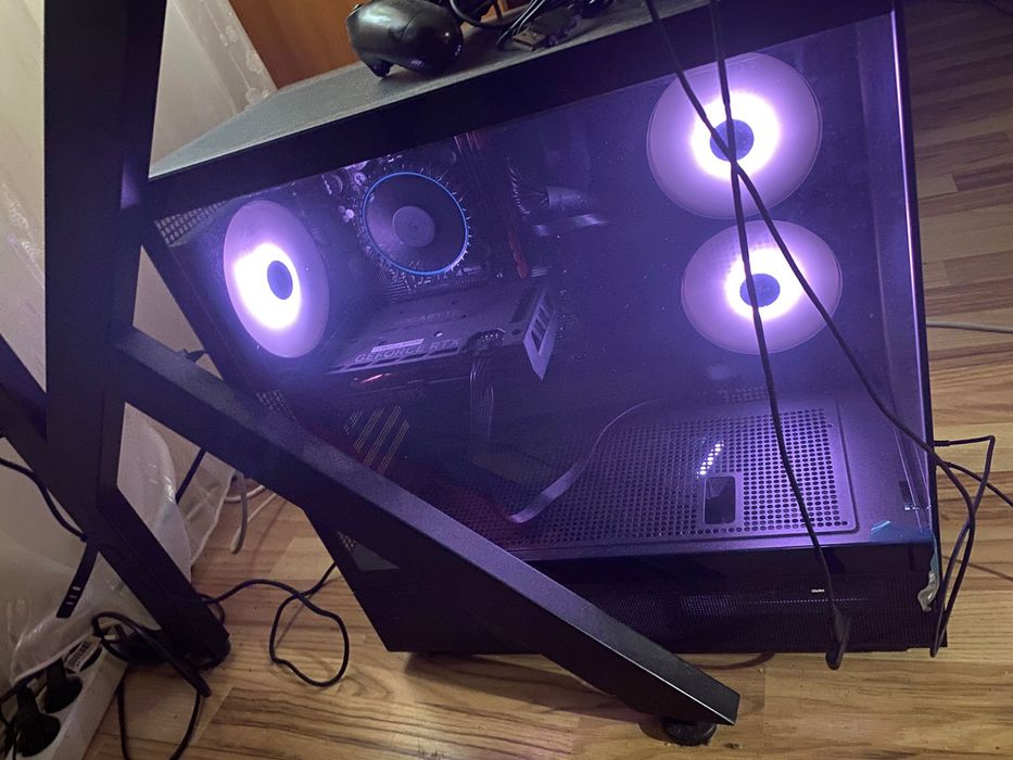 Vand sistem gaming, monitor , casti