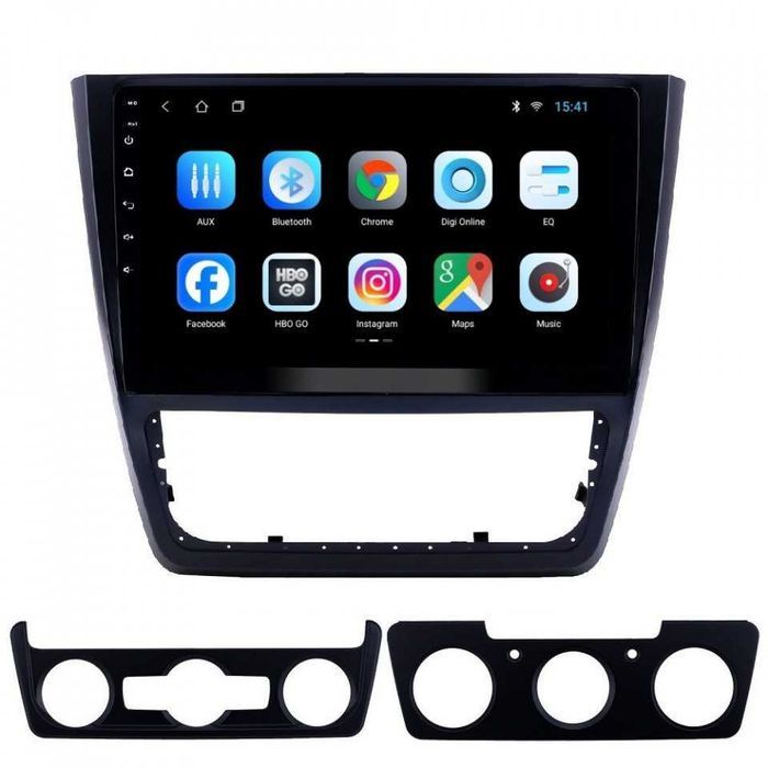 NAVIGATIE Android 14 SKODA Yeti 5L 2009-2014 1/8 Gb CarPlay +CAMERA