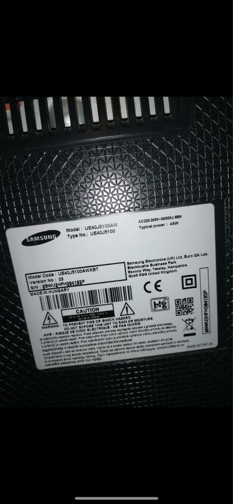 Vand televizor Samsung full HD 102 diagonala spart ecranul