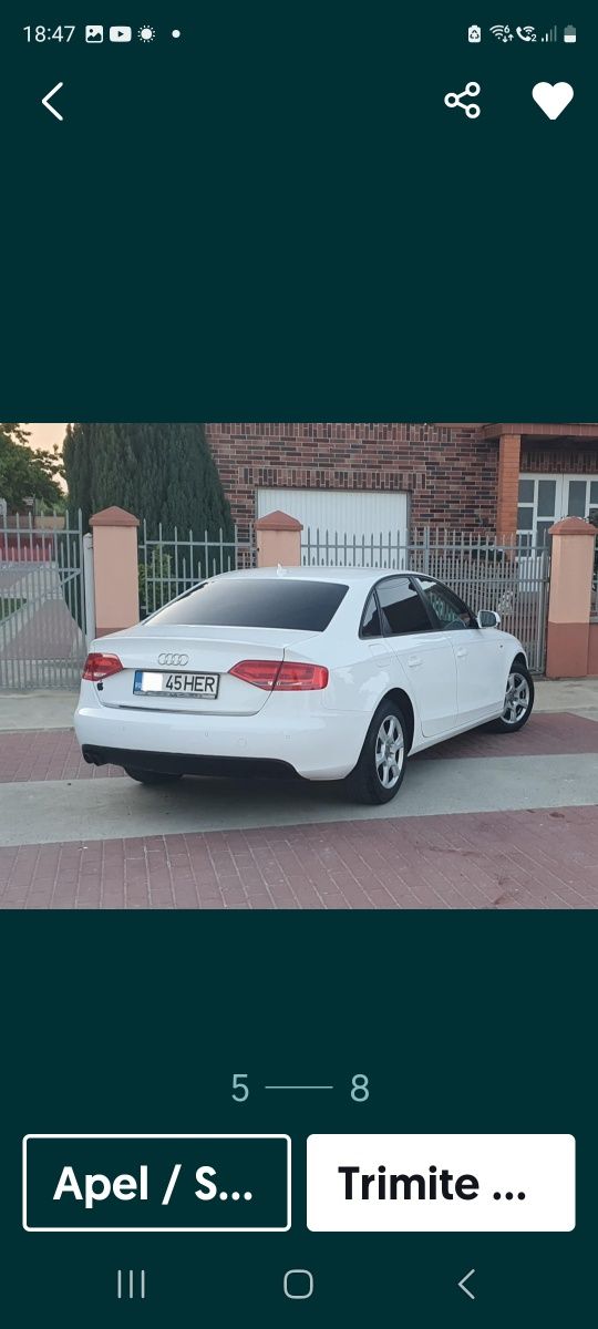 Vând autoturism AUDI A4-S-line