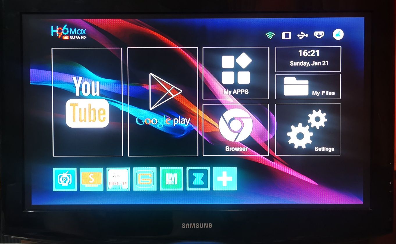 Телевизор "Samsung" с приставкой Н96Max 4K ULTRA HD