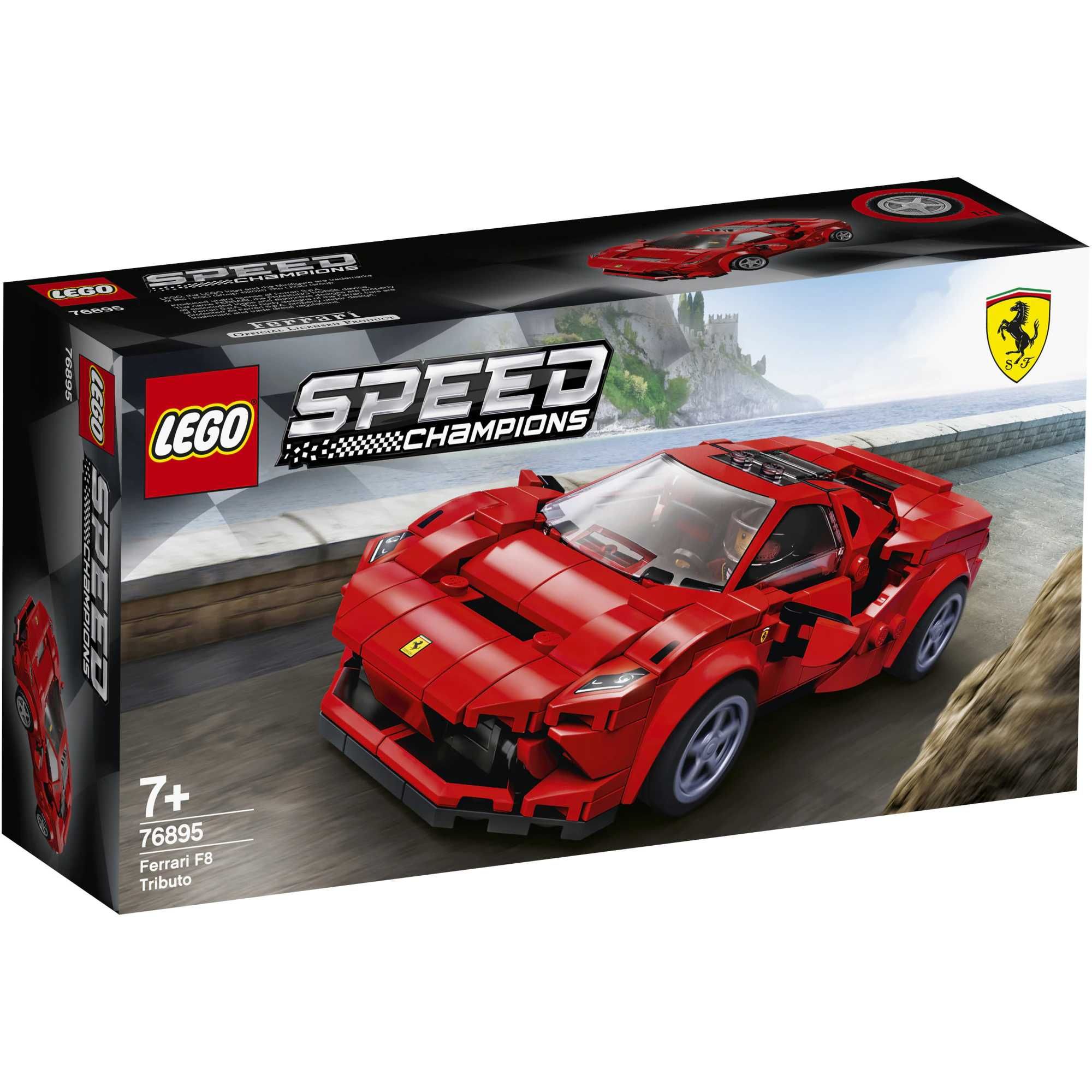 LEGO 76895 Speed Champions Ferrari F8 Tributo - NOU Original SIGILAT