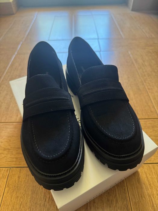 Mocasini din piele întoarsă - CCC, mărimea 40, NOI - 150 lei