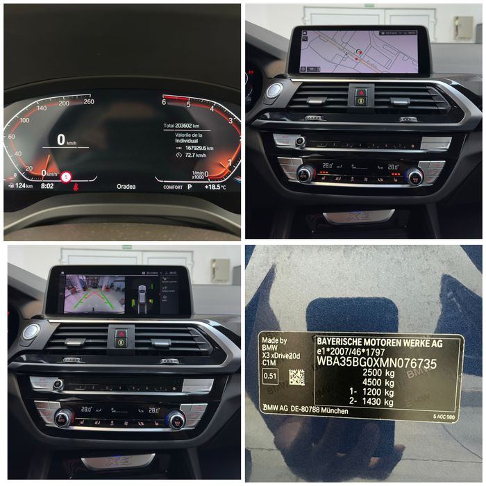 Bmw X3 II X-Drive 2021-Virtual Cockpit-Cu Rate\Leasing\Garantie 3 Ani