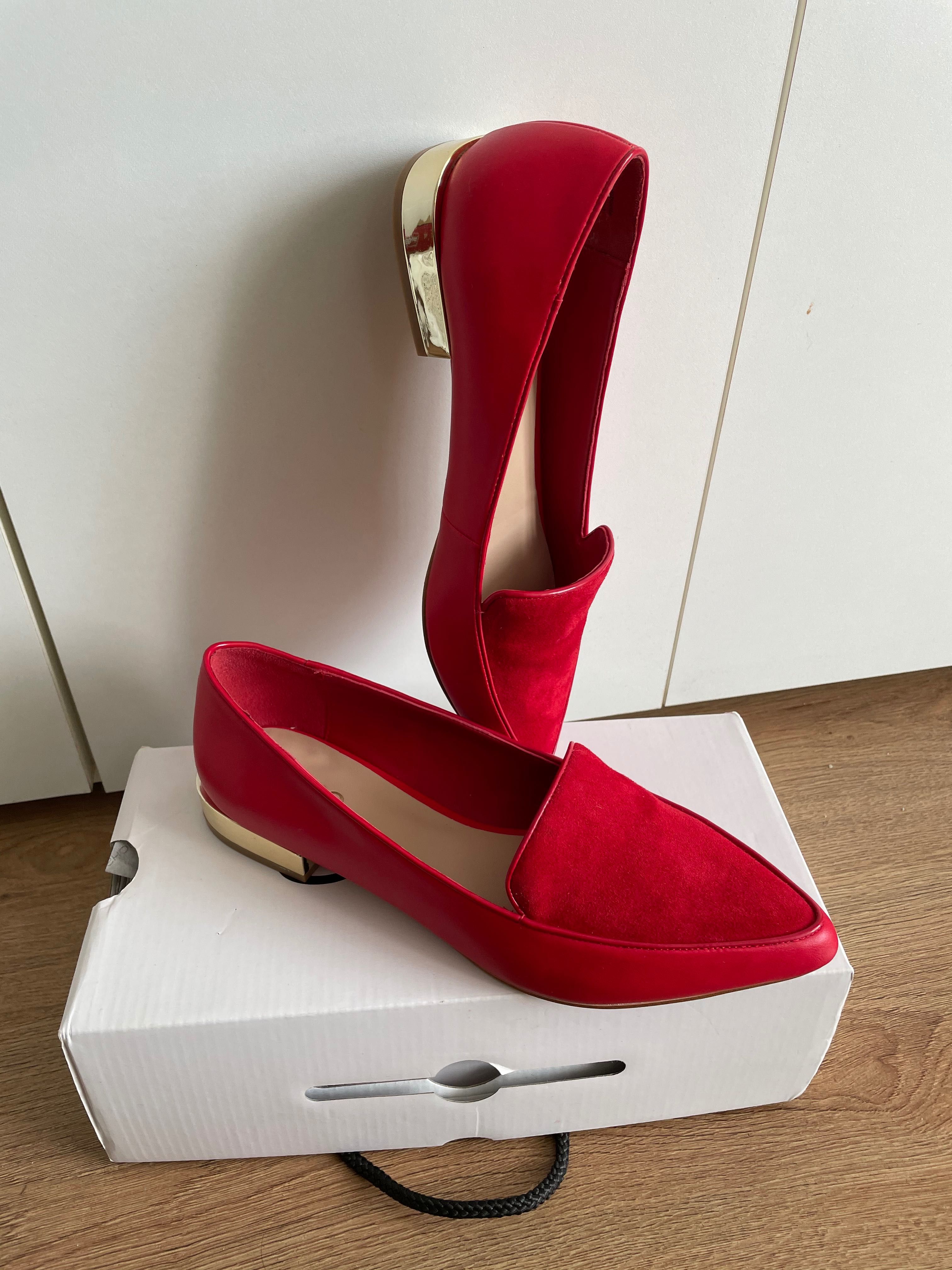 Червени дамски обувки ALDO - EU 38.5 номер UK 5.5