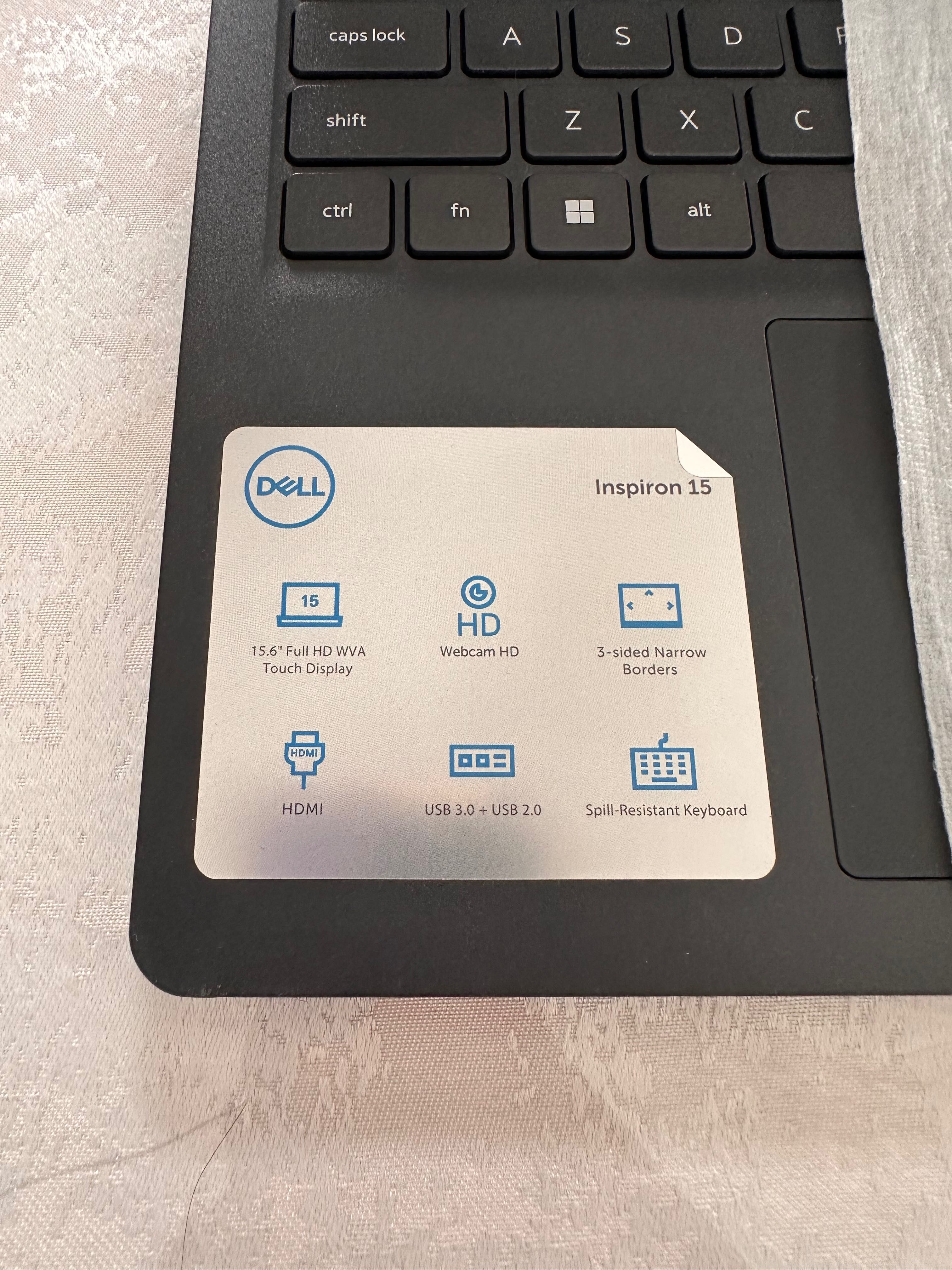 Dell noutbuk 15.6' touchscreen, 1TB SSD Amerikadan keltirganman