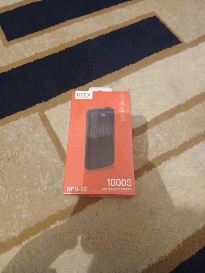 Reex RPB-02 powerbank sotiladi 
Yengi ochilmagan 
Xolati ideal