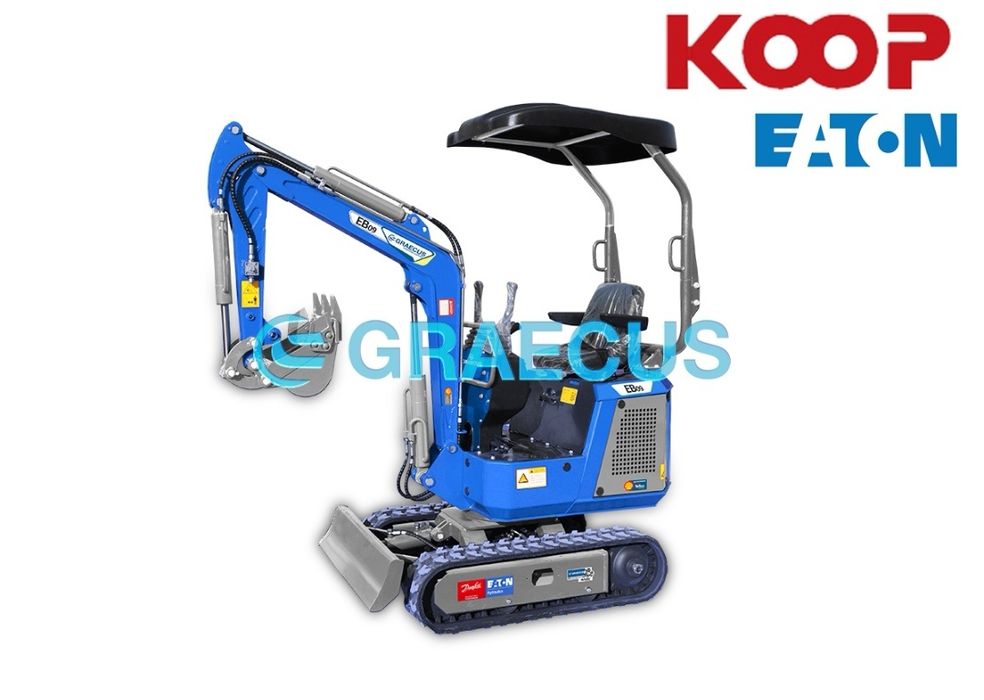 Miniexcavator nou Graecus 900kg, produs nou cu garantie,